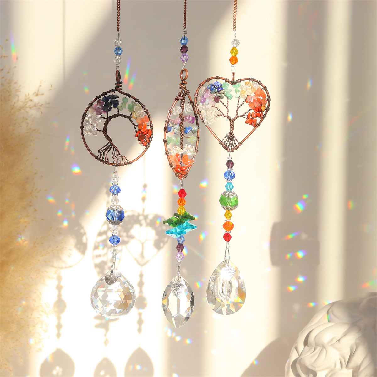 Outdoor Lighting Tree - Crystal Light Catcher Tree of Life