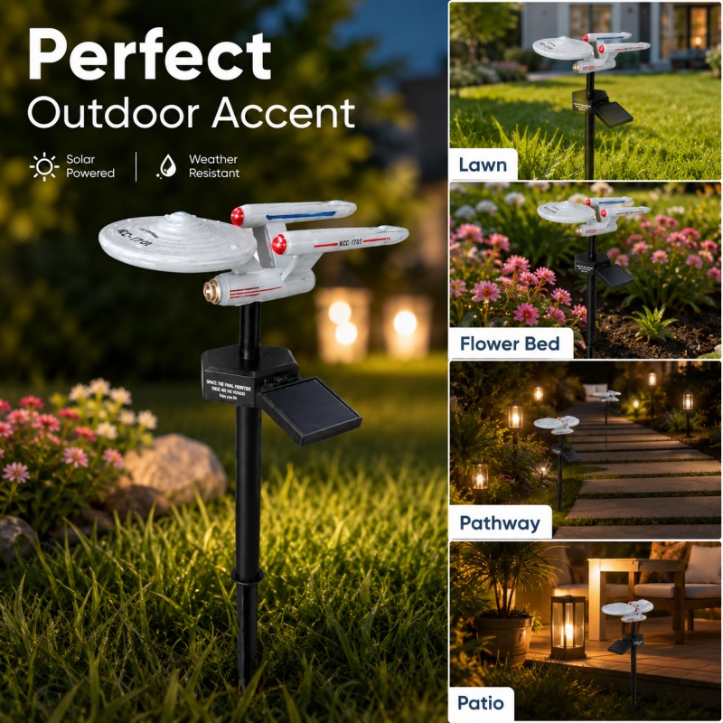 Outdoor Lighting Gazebo - Lampa ogrodowa Star Trek USS Enterprise