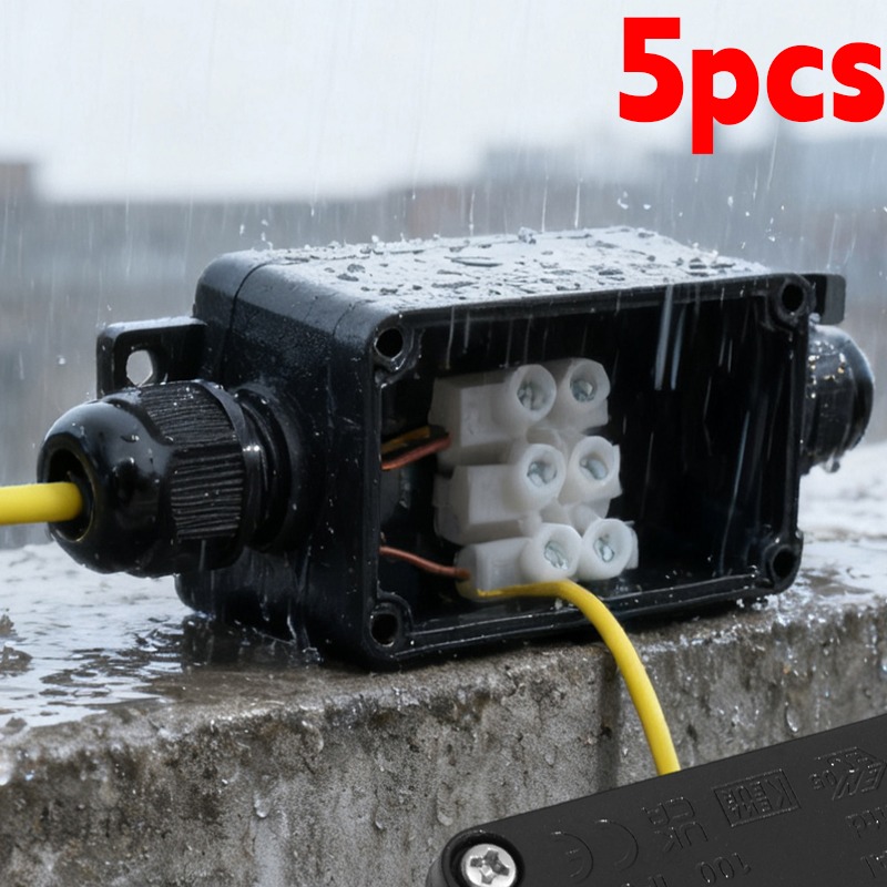 Outdoor Lighting Connectors - Złącze kablowe elektryczne 450V, wodoodporne IP66,