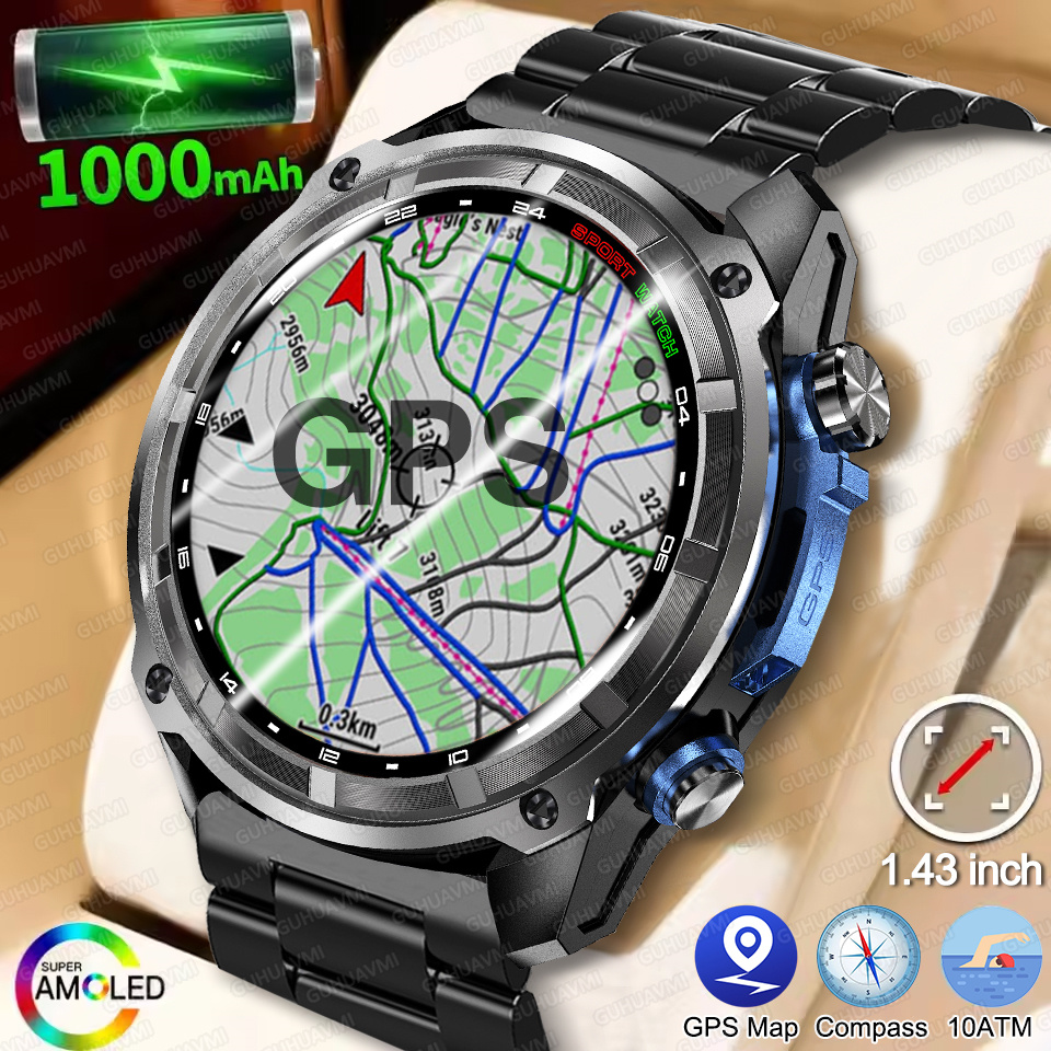 Outdoor Lighting Wireless - Smartwatch T-Rex3 Pro GPS z mapami