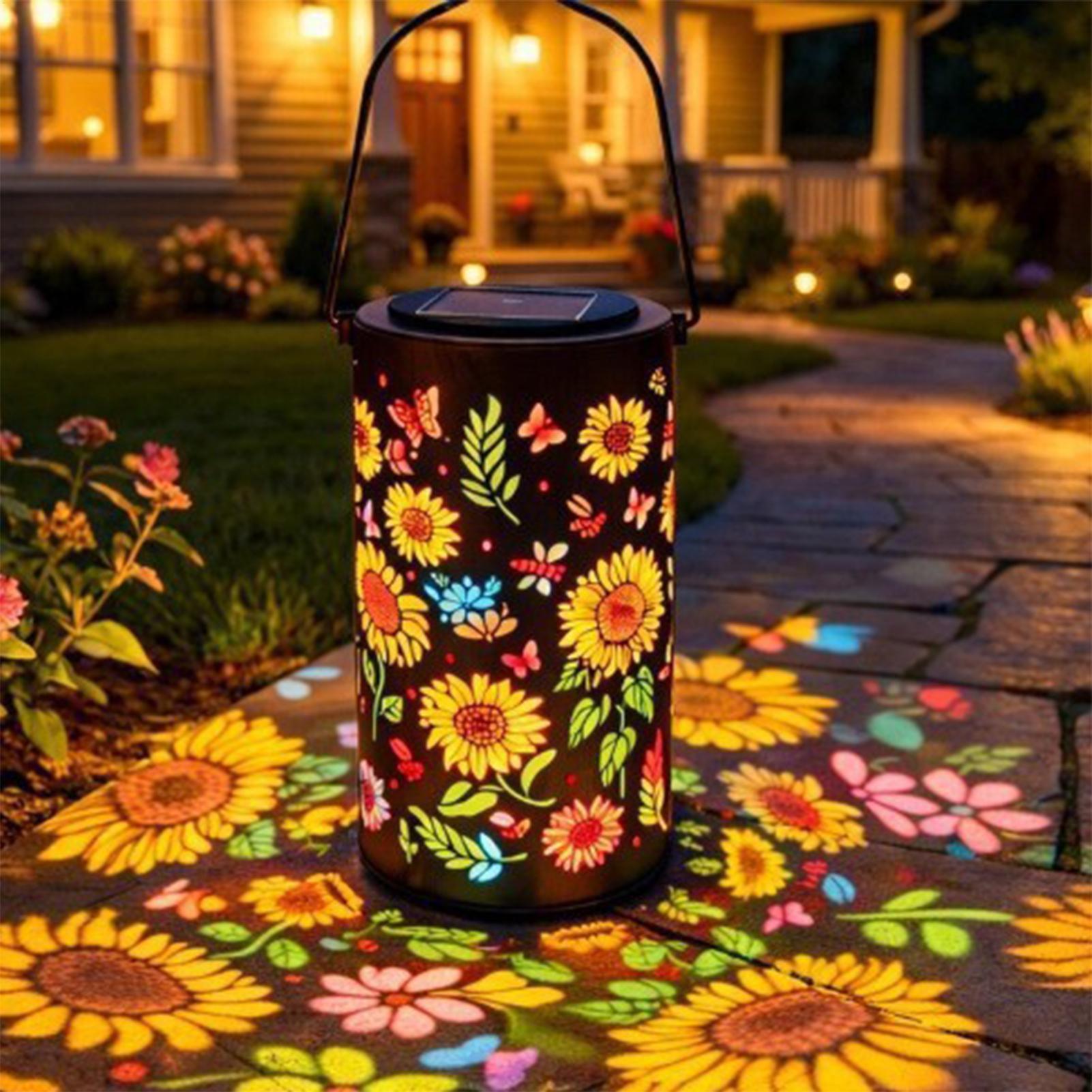 Outdoor Lighting Tree - Słoneczne lampki w kształcie słonecznika, odporne