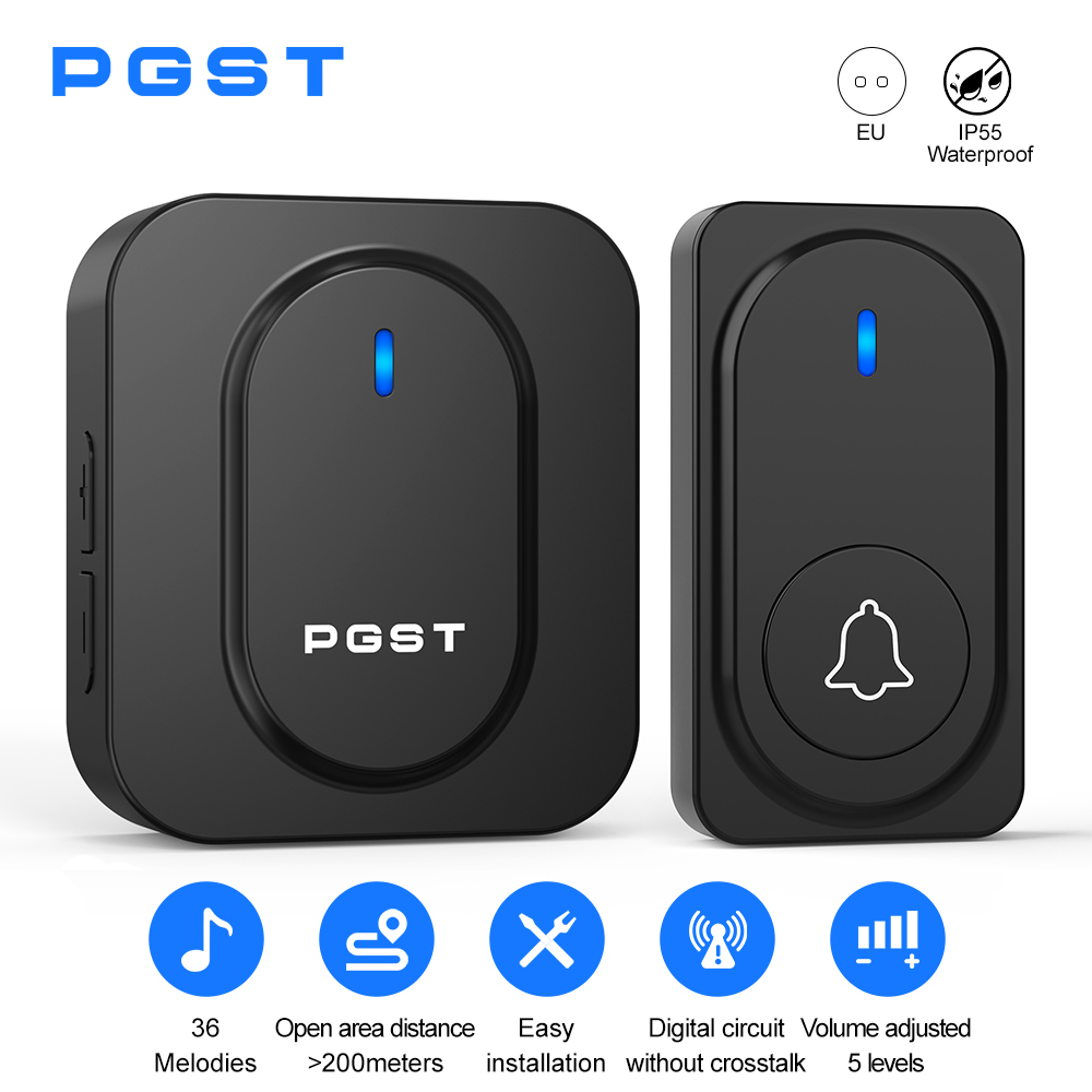 Outdoor Lighting Wireless - Bezprzewodowy dzwonek do drzwi PGST, 36