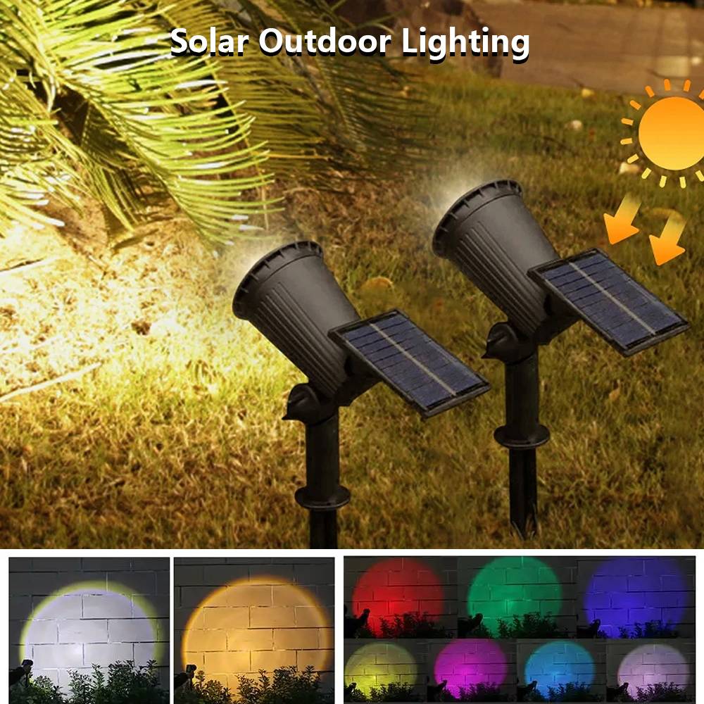 Outdoor Lighting Wireless - 1 szt. Zasilana energią słoneczną lampa