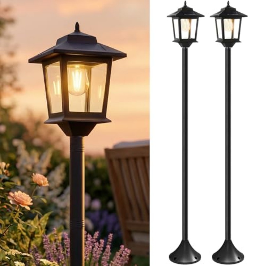 Outdoor Lighting Pole - Zewnętrzne solarne lampy słoneczne na słupki,