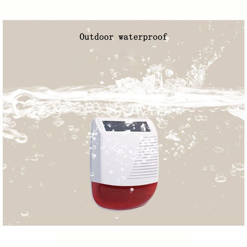 Outdoor Lighting Wireless - Zewnętrzna, bezprzewodowa, wodoodporna, inteligentna syrena alarmowa