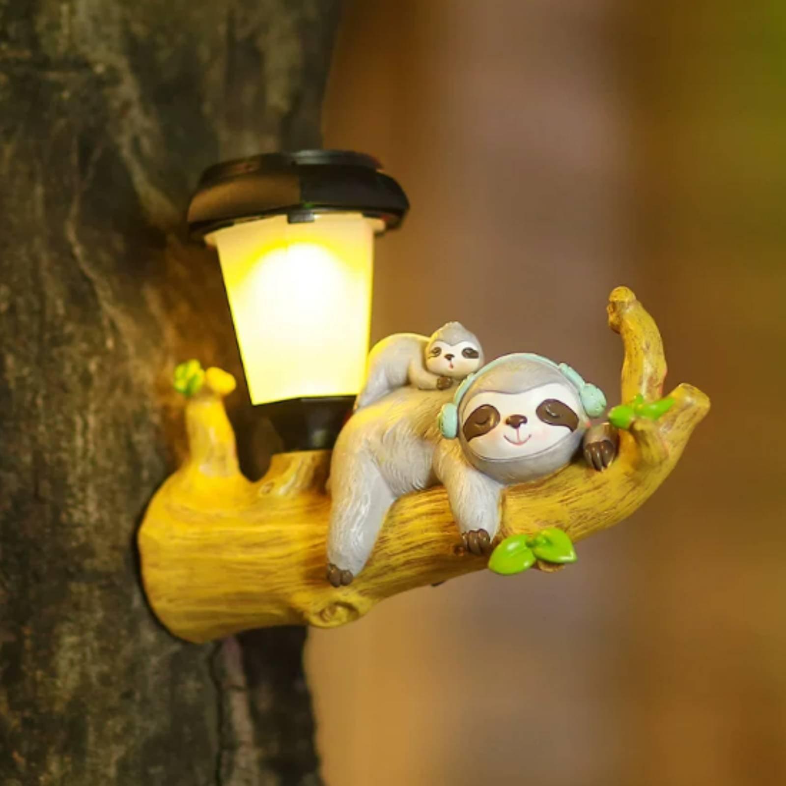 Outdoor Lighting Yard - Żyrnowana lampa solarna wisząca na zewnątrz
