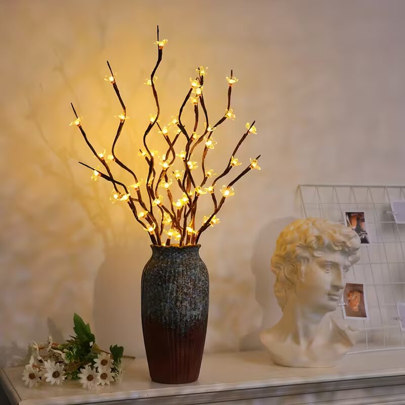 Outdoor Lighting Lamps - 1/2 szt. 20 LED Lampki Gałązki