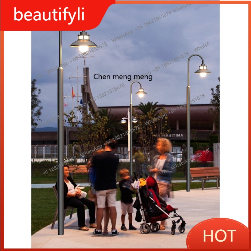 Outdoor Lighting Pole - L6080 Nowoczesne, proste lampy ogrodowe na