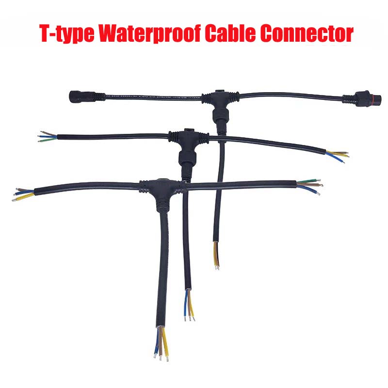 Outdoor Lighting Connectors - Złącze rozgałęźne typu T, wodoodporne, do