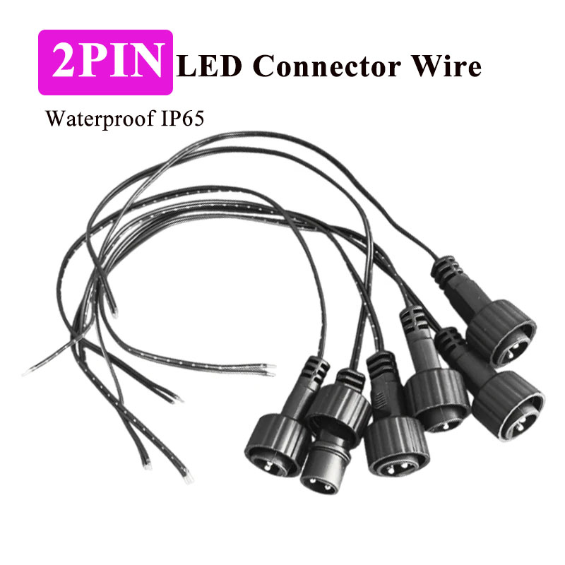 Outdoor Lighting Connectors - Zewnętrzne złącze LED 2-pinowe z kablem