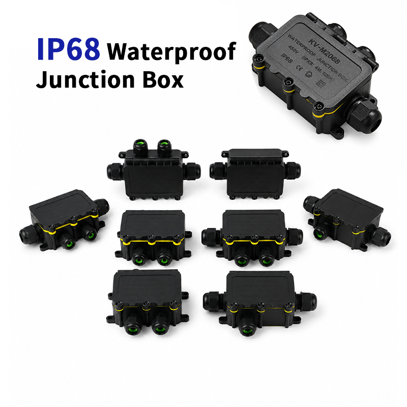 Outdoor Lighting Connectors - Wodoodporna skrzynka przyłączeniowa IP68, 2-8 drożna,