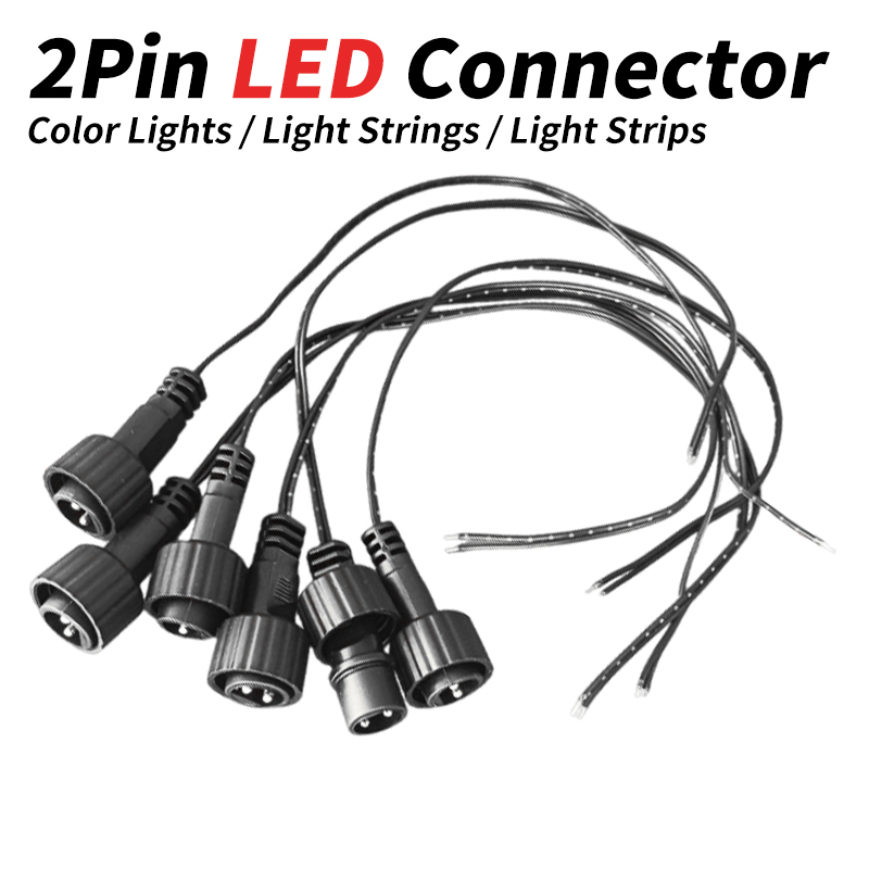 Outdoor Lighting Connectors - Złącze LED 2-pinowe z przewodem 25