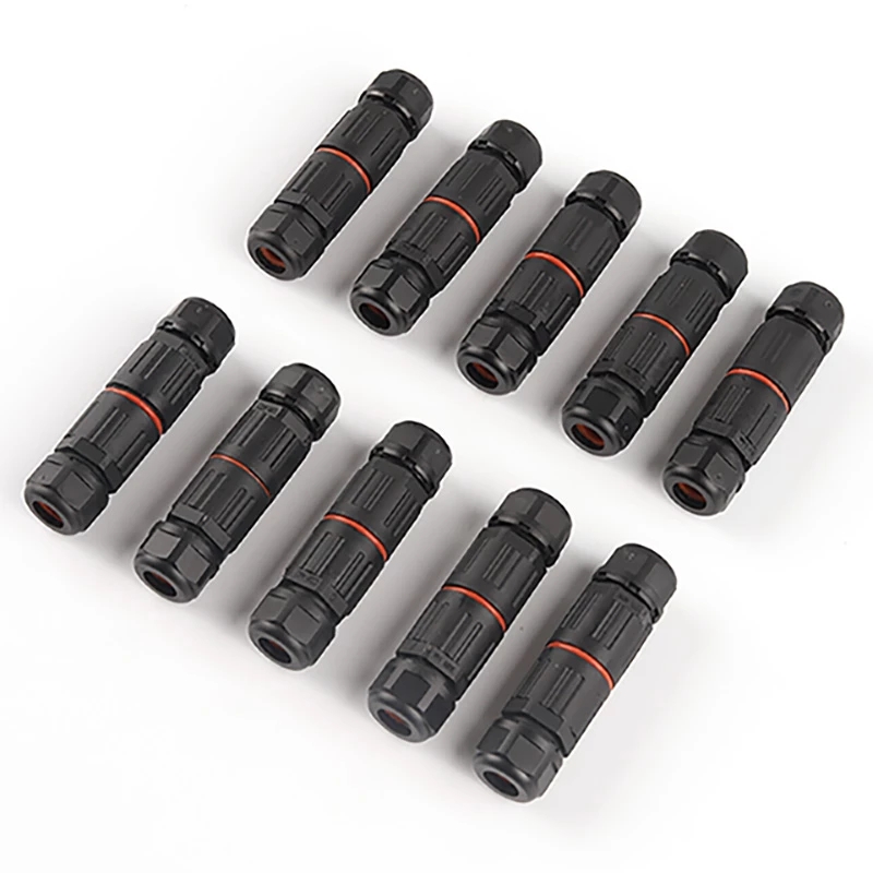 Outdoor Lighting Connectors - 5/10 szt. IP68 wodoodporne proste złącze