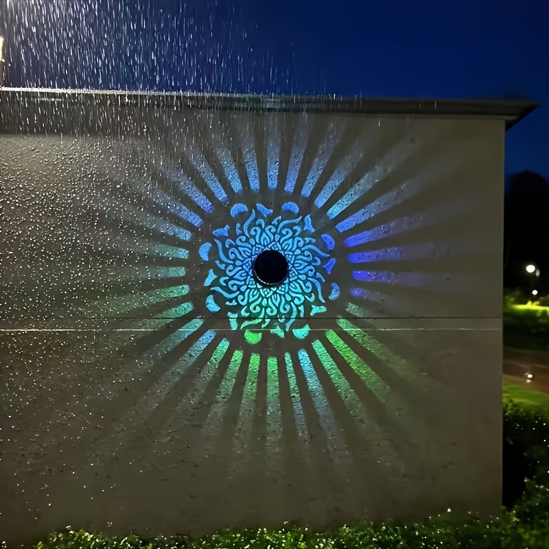 Outdoor Lighting Gazebo - Solarna lampa ścienna LED z projekcją