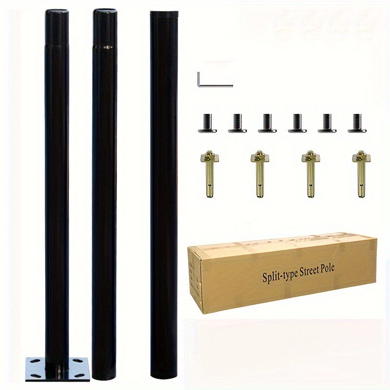 Outdoor Lighting Pole - Słupek oświetleniowy solarny 3m, dzielony, z
