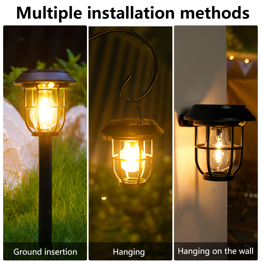Zewnętrzne solarne lampy kempi – Outdoor Lighting Yard recenzja i cena
