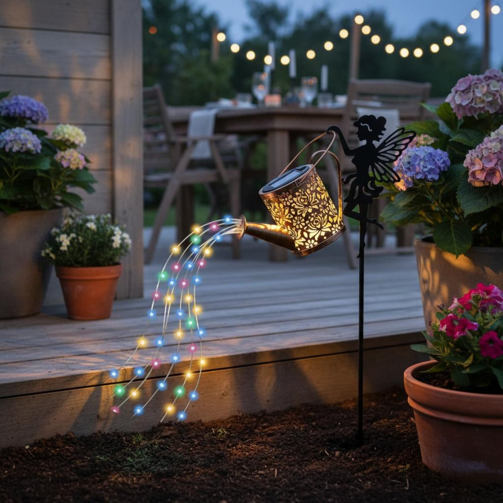 Solarna konewka świetlna, deko – Outdoor Lighting Yard recenzja i cena