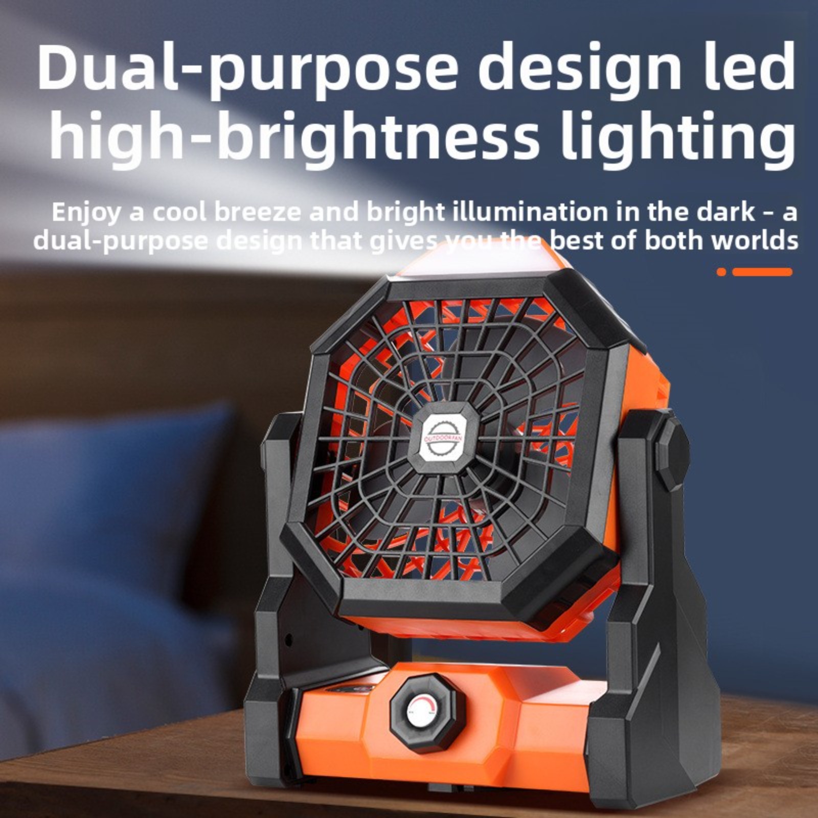 Przenośny wentylator kempingow – Outdoor Lighting Wireless recenzja i cena