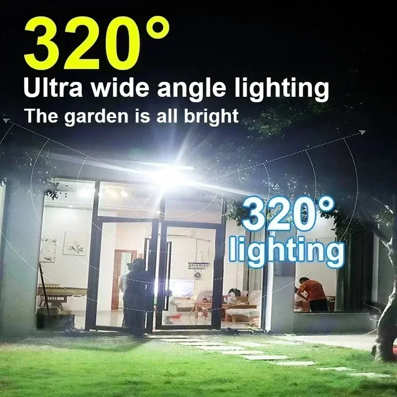 Mocna lampa solarna ścienna 12 – Outdoor Lighting Gazebo recenzja i cena