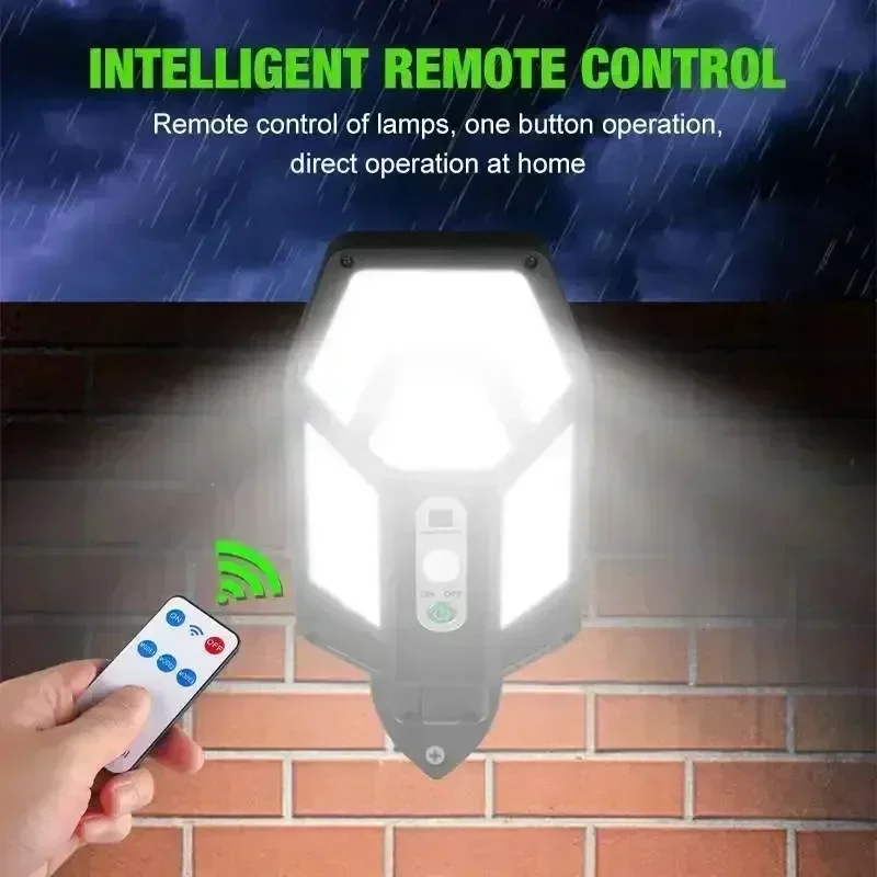 Mocna lampa solarna ścienna 12 – Outdoor Lighting Gazebo recenzja i cena