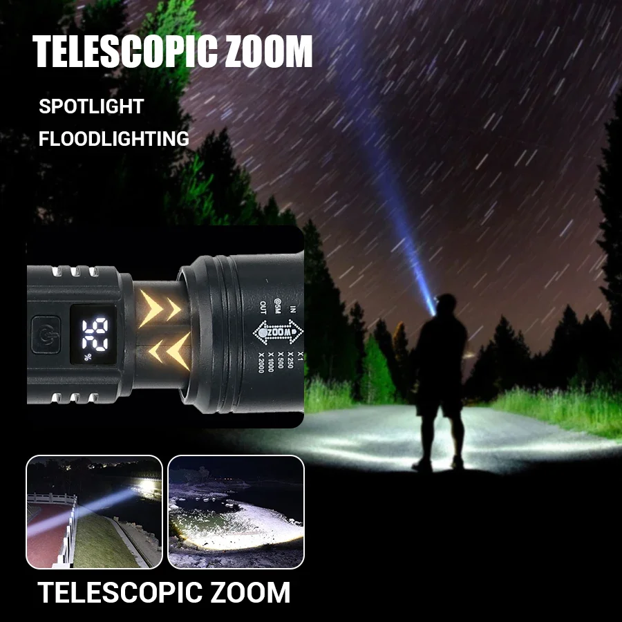 9900 lm potężna latarka LED wy – Outdoor Lighting Pole recenzja i cena