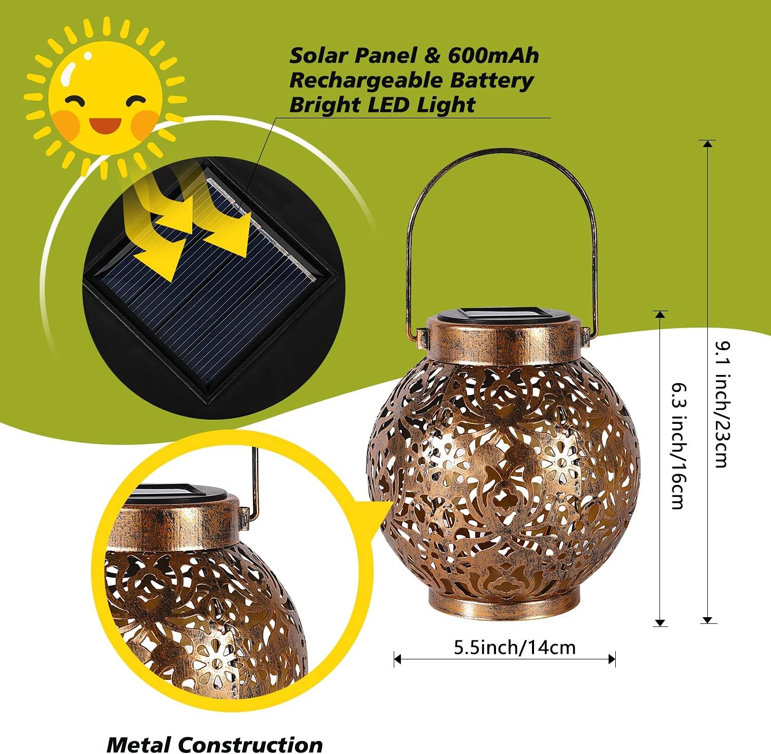 1-6 SZT. Marokańskie Lampiony  – Outdoor Lighting Gazebo recenzja i cena