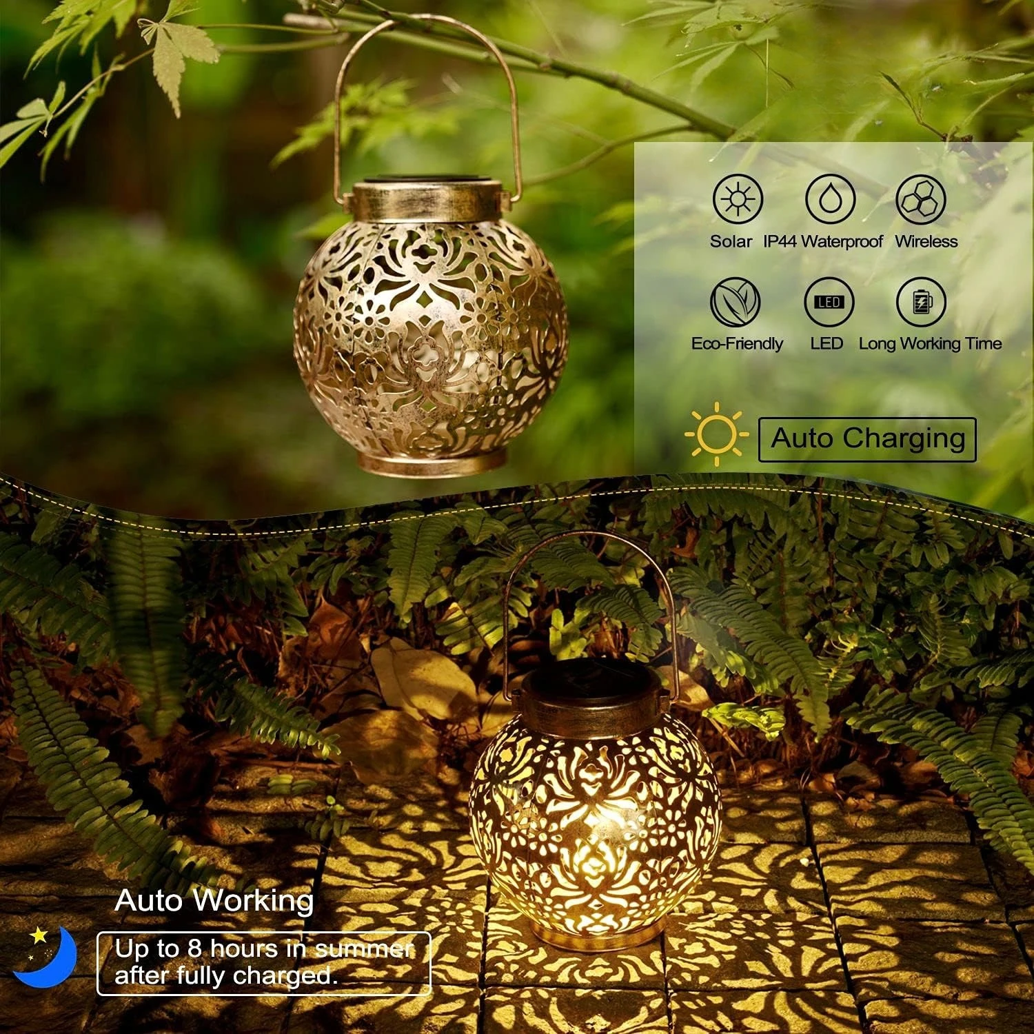 1-6 SZT. Marokańskie Lampiony  – Outdoor Lighting Gazebo recenzja i cena