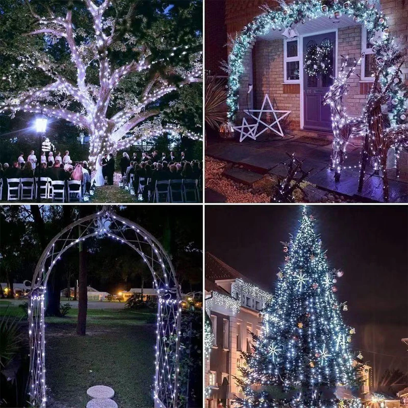 5M/10M/20M LED girlandy żarówk – Outdoor Lighting Ideas For Party recenzja i cena