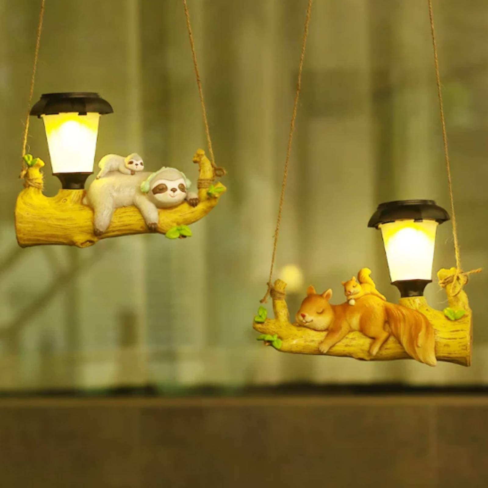 Żyrnowana lampa solarna wisząc – Outdoor Lighting Yard recenzja i cena