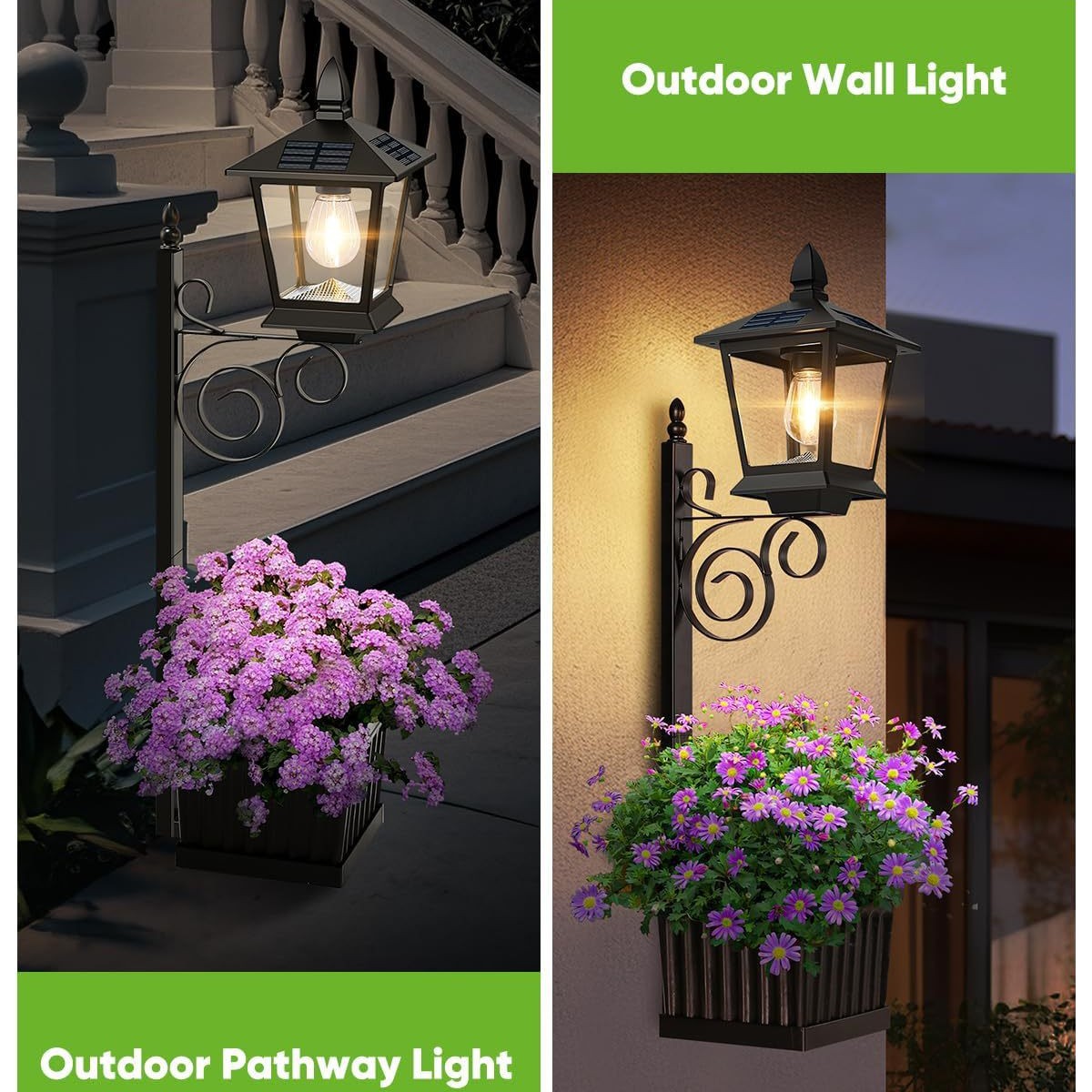 Lampa solarna 2 w 1, wodoodpor – Outdoor Lighting Lamps recenzja i cena