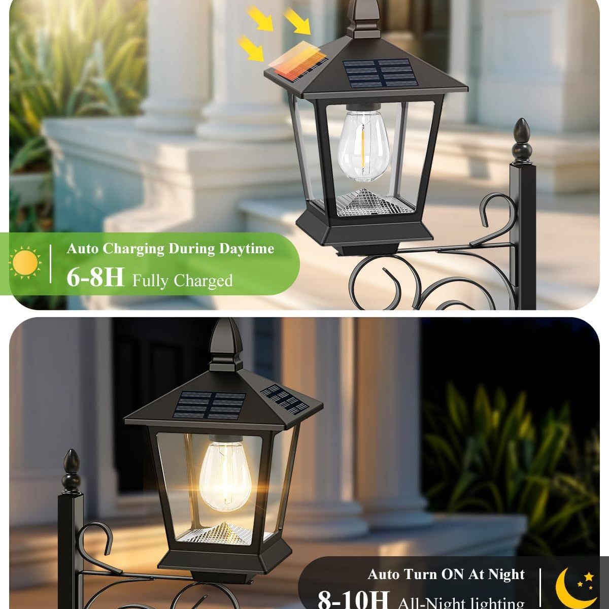 Lampa solarna 2 w 1, wodoodpor – Outdoor Lighting Lamps recenzja i cena