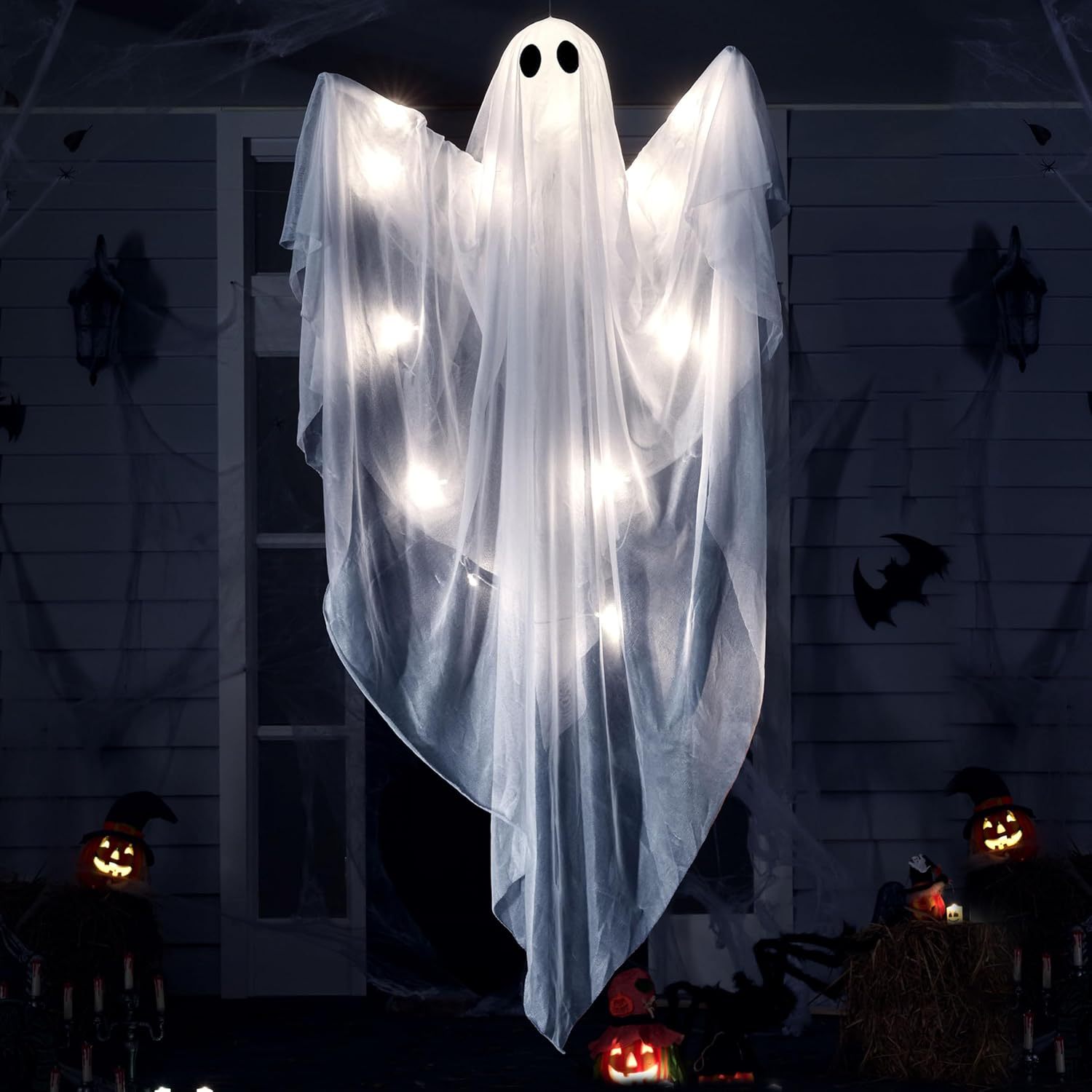 Świecący duch na Halloween z b – Outdoor Lighting Ideas For Party recenzja i cena