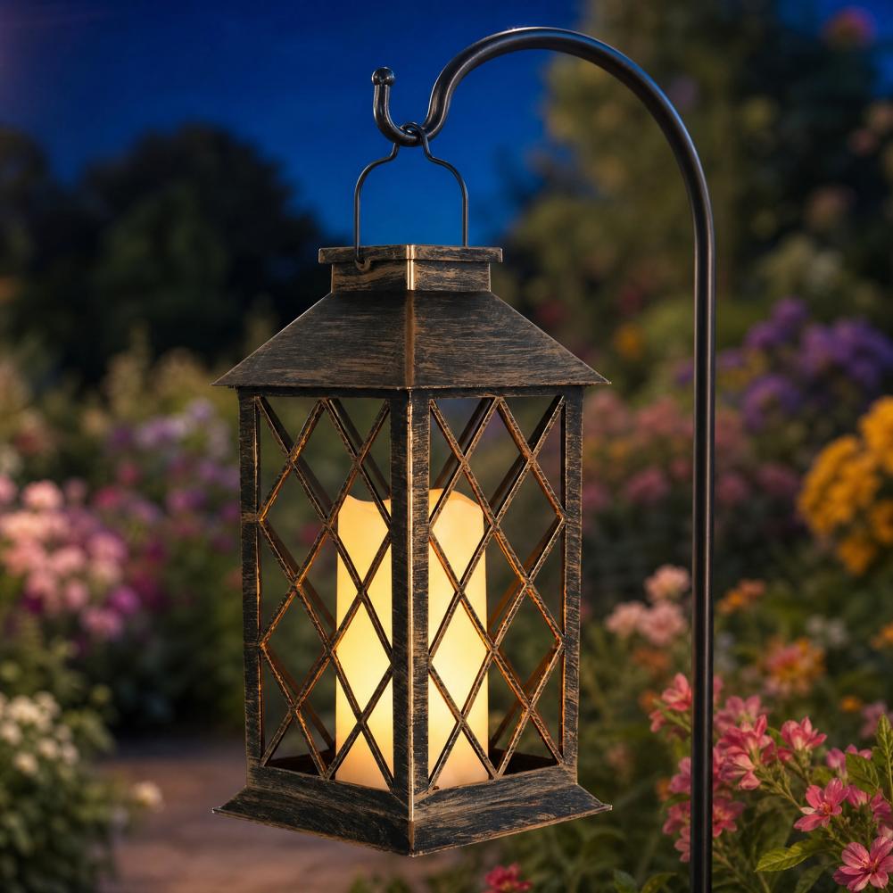 Retro Lampion Solarny, Zewnętr – Outdoor Lighting Yard recenzja i cena