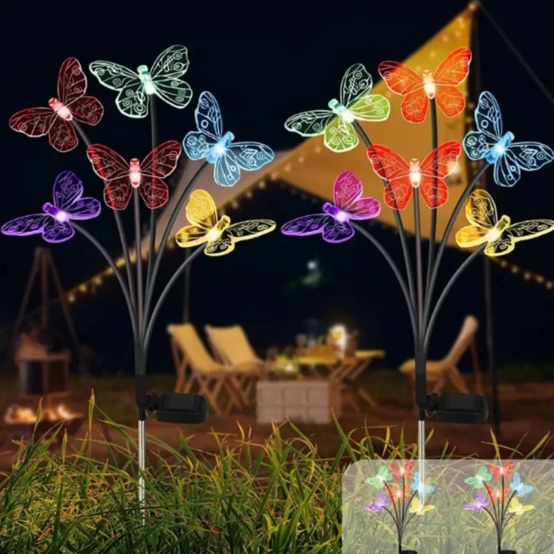 Lampki w kształcie motyli zasi – Outdoor Lighting Yard recenzja i cena