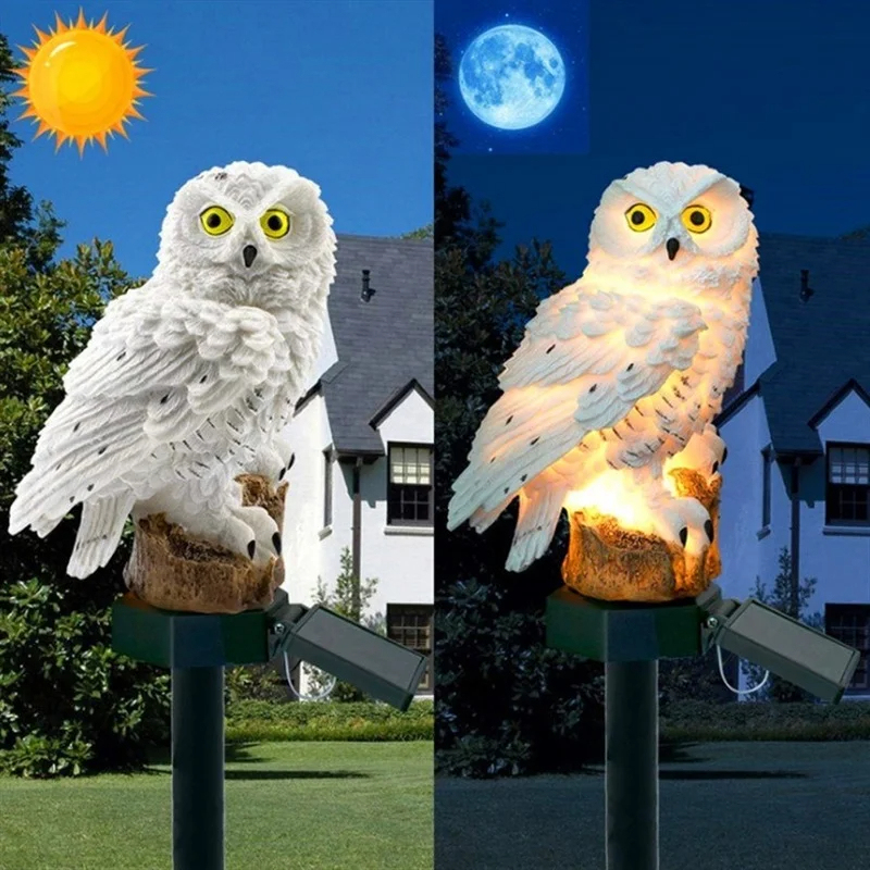 Solarna Statua Sowy, Lampa Ogr – Outdoor Lighting Gazebo recenzja i cena