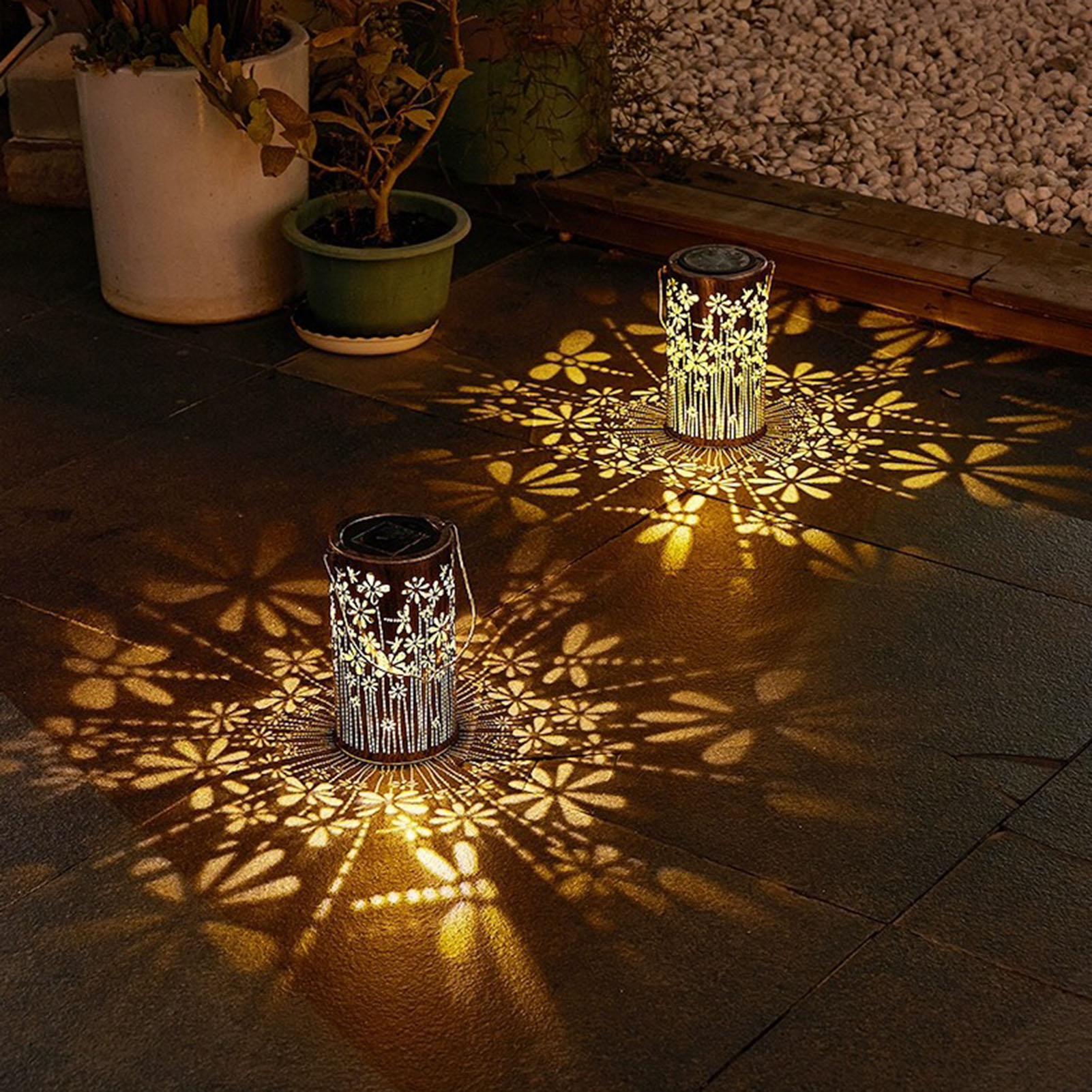 Kolorowe metalowe lampy solarn – Outdoor Lighting Yard recenzja i cena