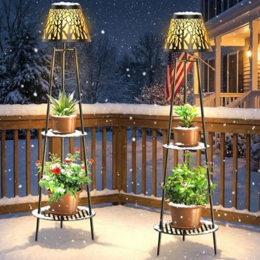 Zestaw 2 zewnętrznych solarnyc – Outdoor Lighting Lamps recenzja i cena