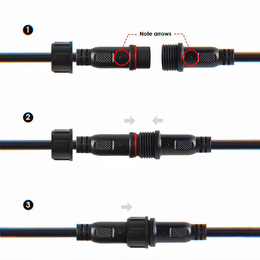 2-pinowy kabel DC LED 1-metrow – Outdoor Lighting Connectors recenzja i cena