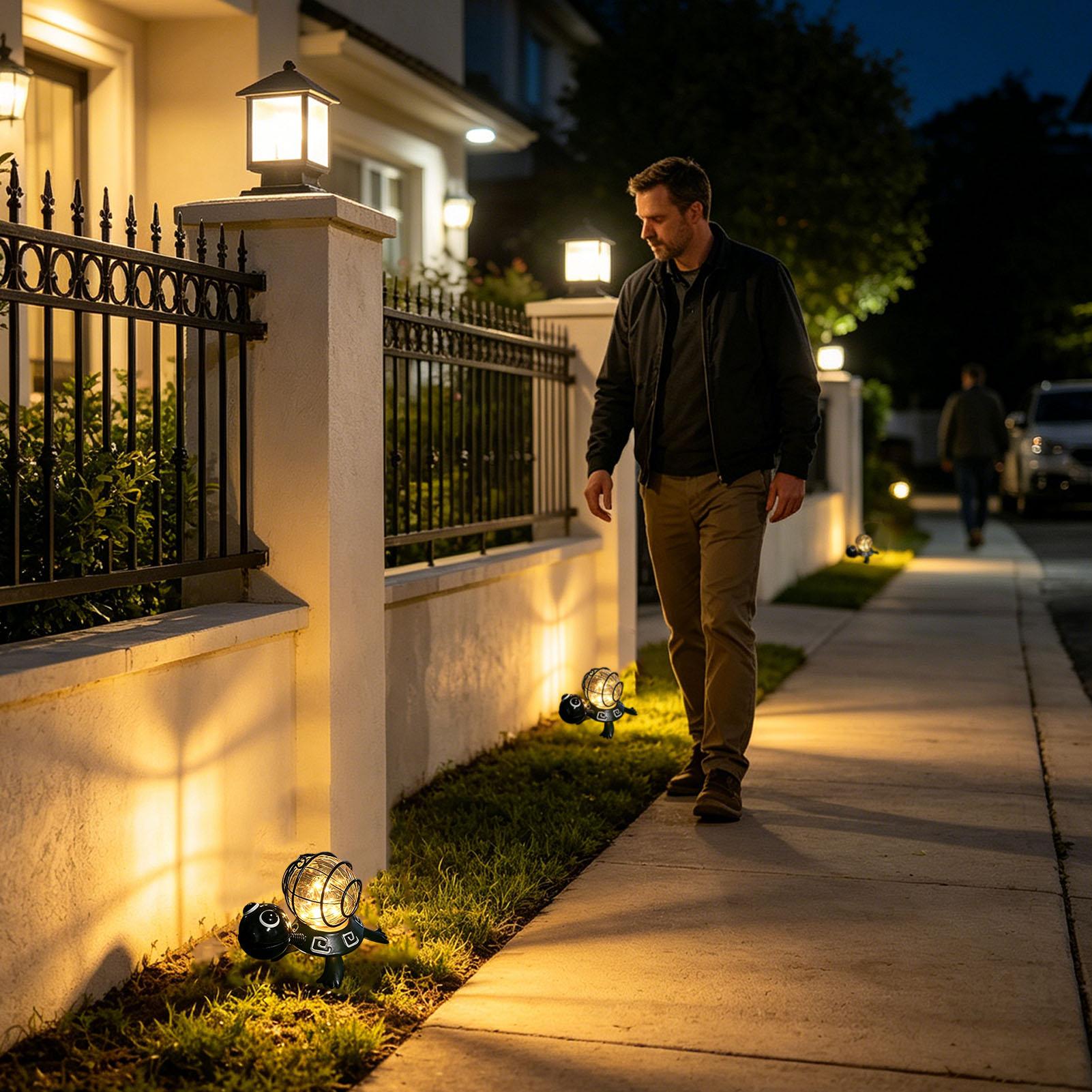 Żółwie Lampki Solarne Ogrodowe – Outdoor Lighting Yard recenzja i cena