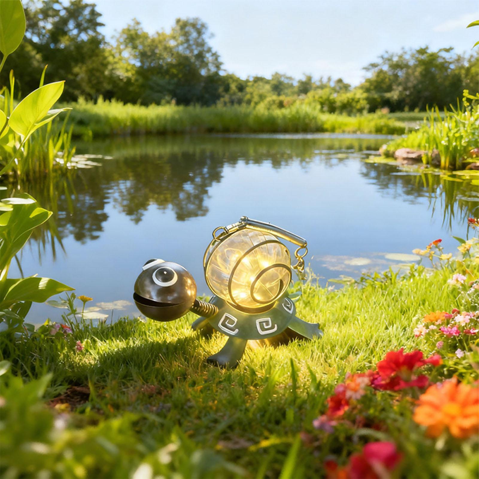 Żółwie Lampki Solarne Ogrodowe – Outdoor Lighting Yard recenzja i cena