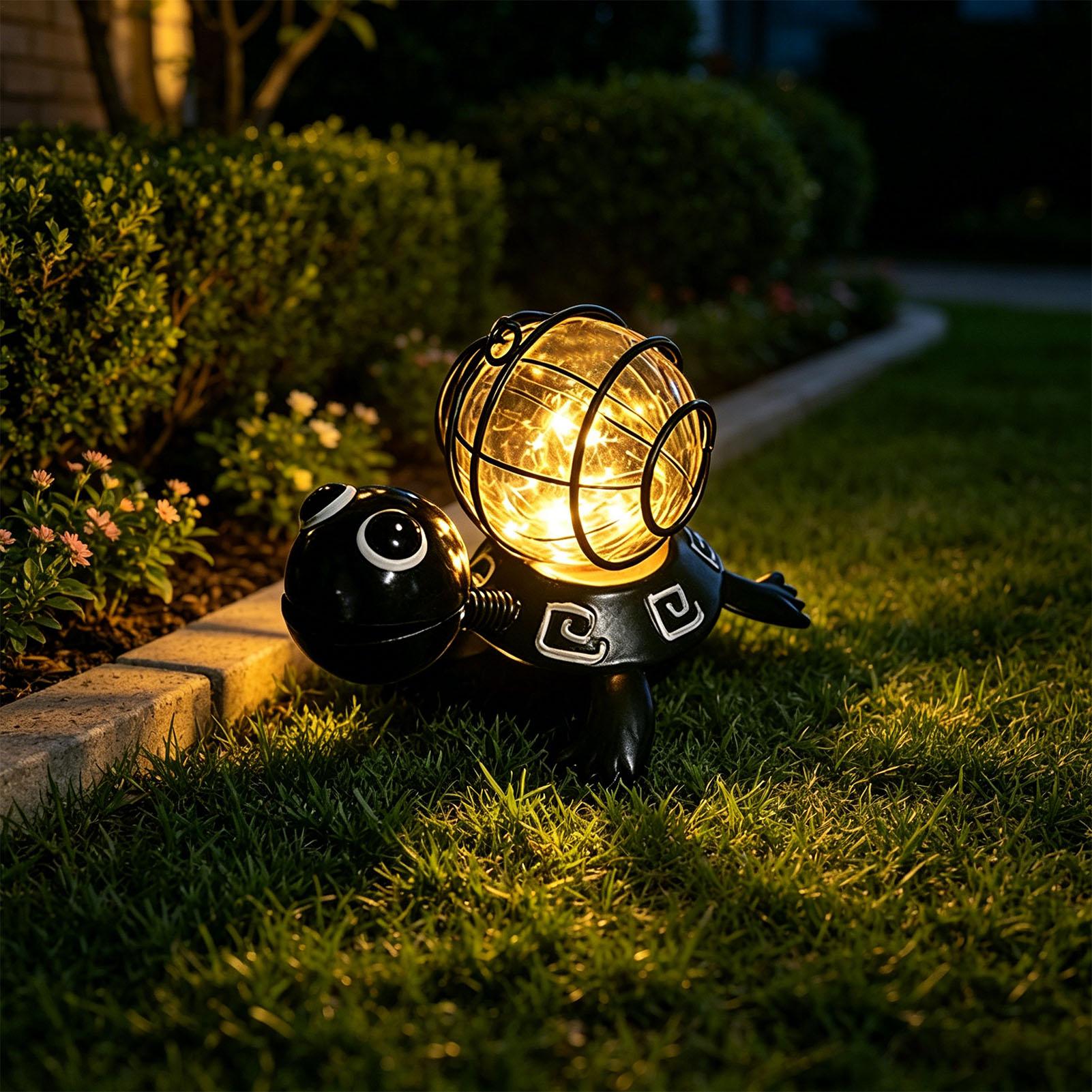 Żółwie Lampki Solarne Ogrodowe – Outdoor Lighting Yard recenzja i cena
