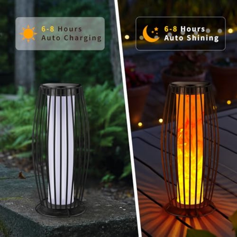 Solarna lampa podłogowa z efek – Outdoor Lighting Lamps recenzja i cena