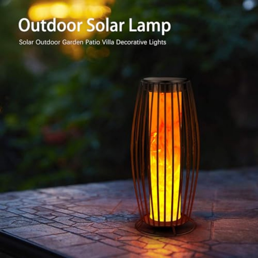 Solarna lampa podłogowa z efek – Outdoor Lighting Lamps recenzja i cena