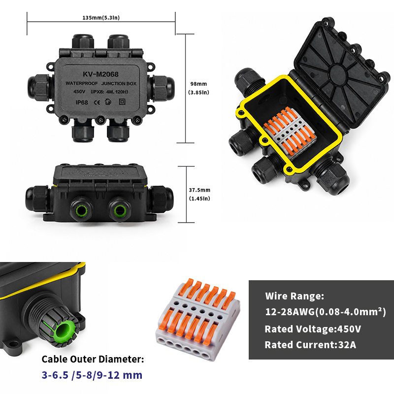 Wodoodporna skrzynka przyłącze – Outdoor Lighting Connectors recenzja i cena