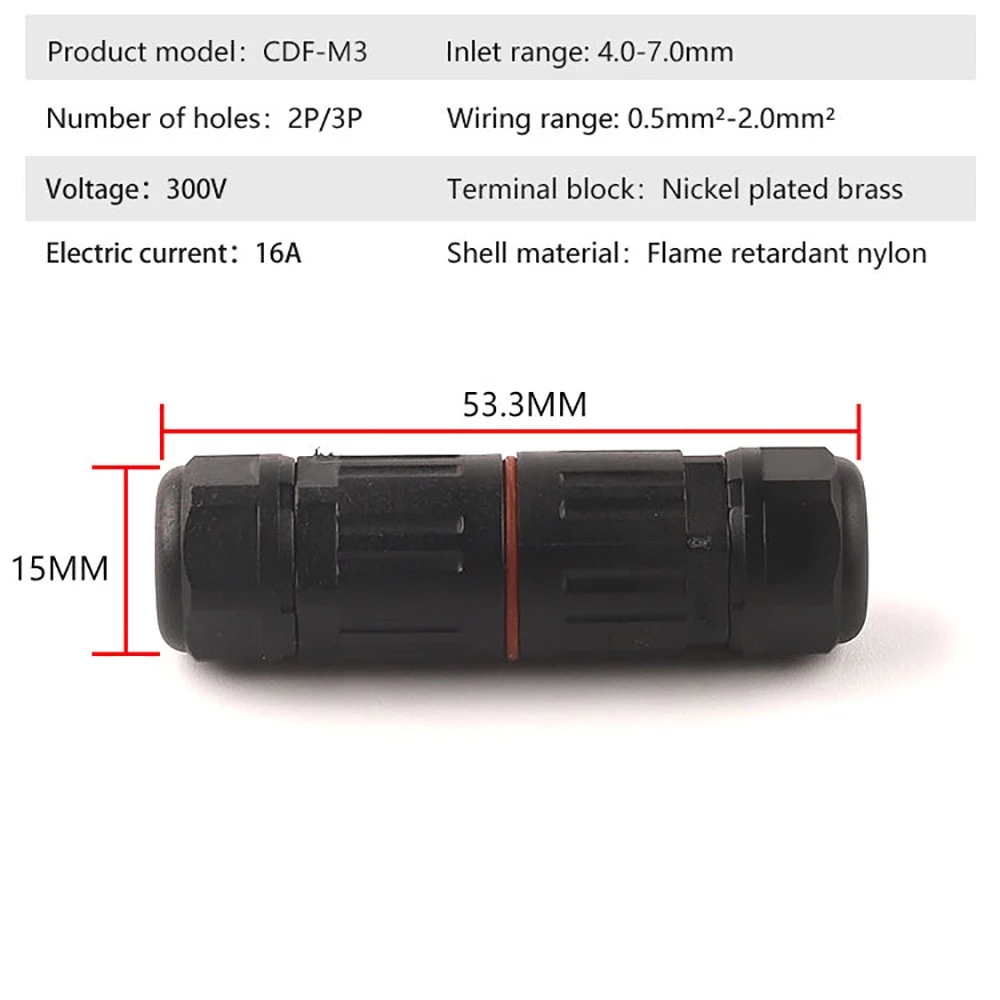 5/10 szt. IP68 wodoodporne pro – Outdoor Lighting Connectors recenzja i cena