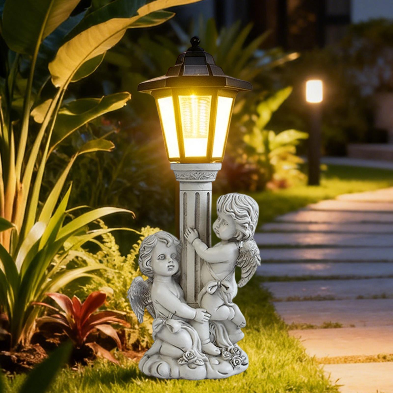 Oświetlone statuetki ogrodowe  – Outdoor Lighting Yard recenzja i cena