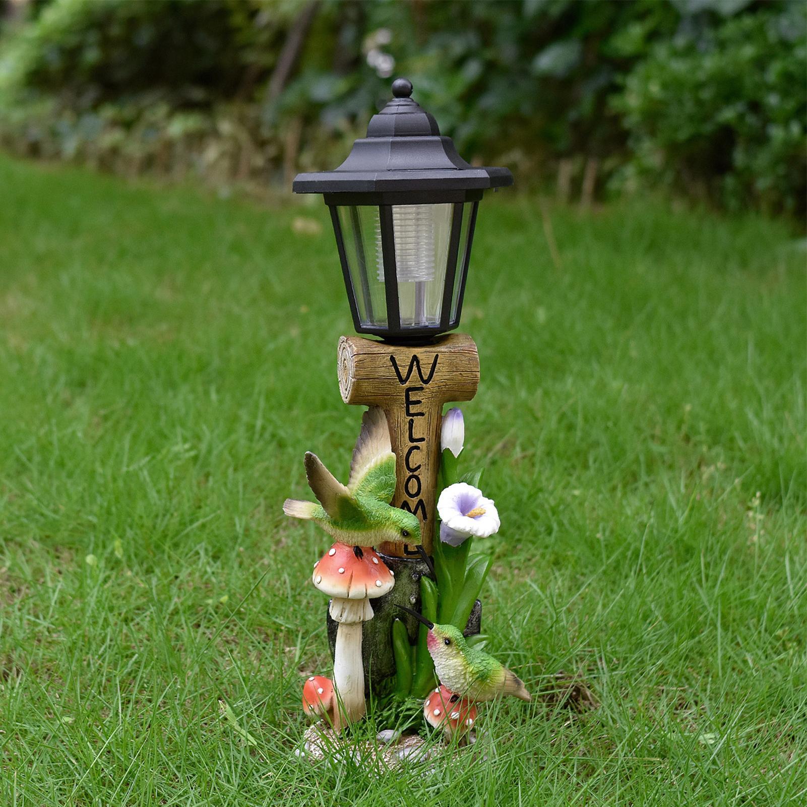Oświetlone statuetki ogrodowe  – Outdoor Lighting Yard recenzja i cena